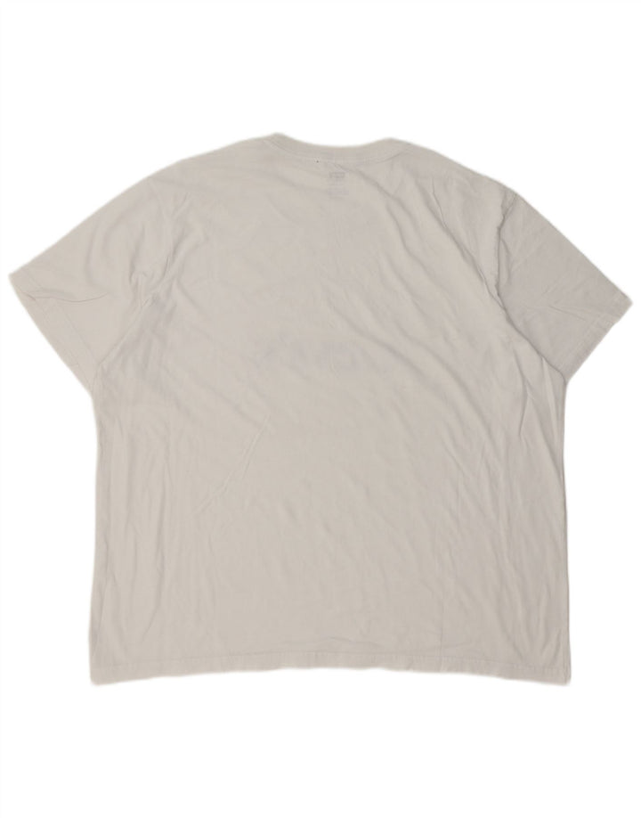 Męska koszulka z grafiką Levi's, góra XL, biała bawełna