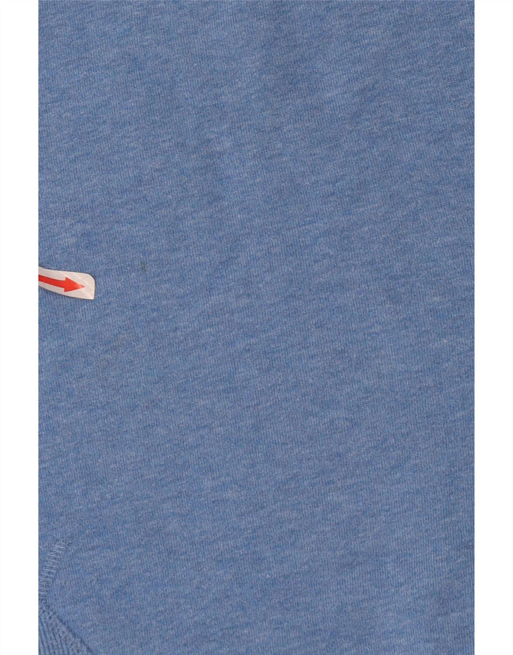 Crew Clothing Męska bluza sweterkowa Średni niebieski bawełniany