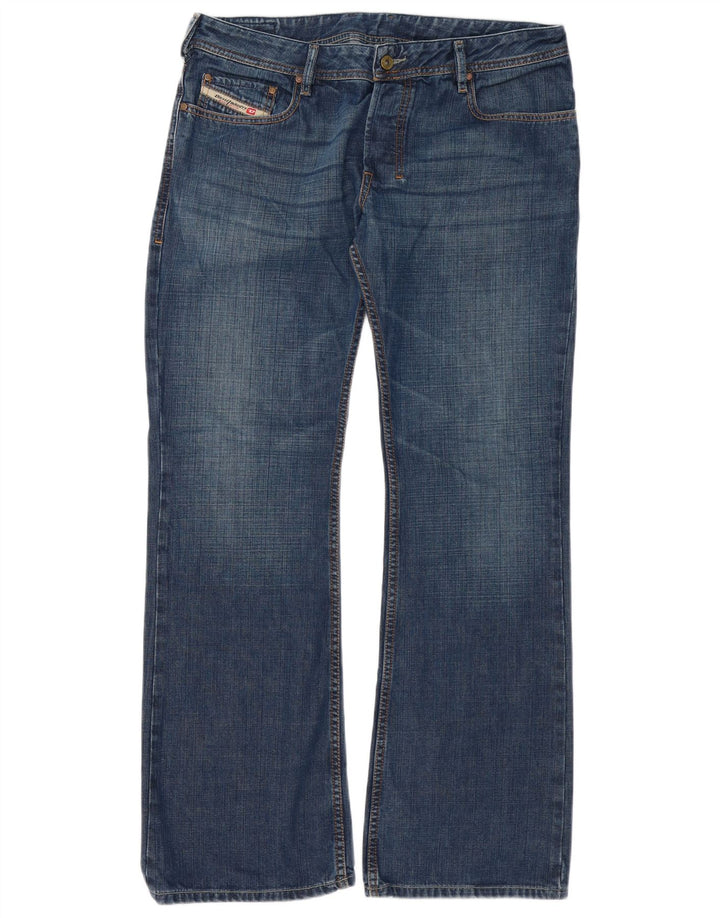 Męskie jeansy Bootcut Diesel W34 L32 Niebieskie bawełniane