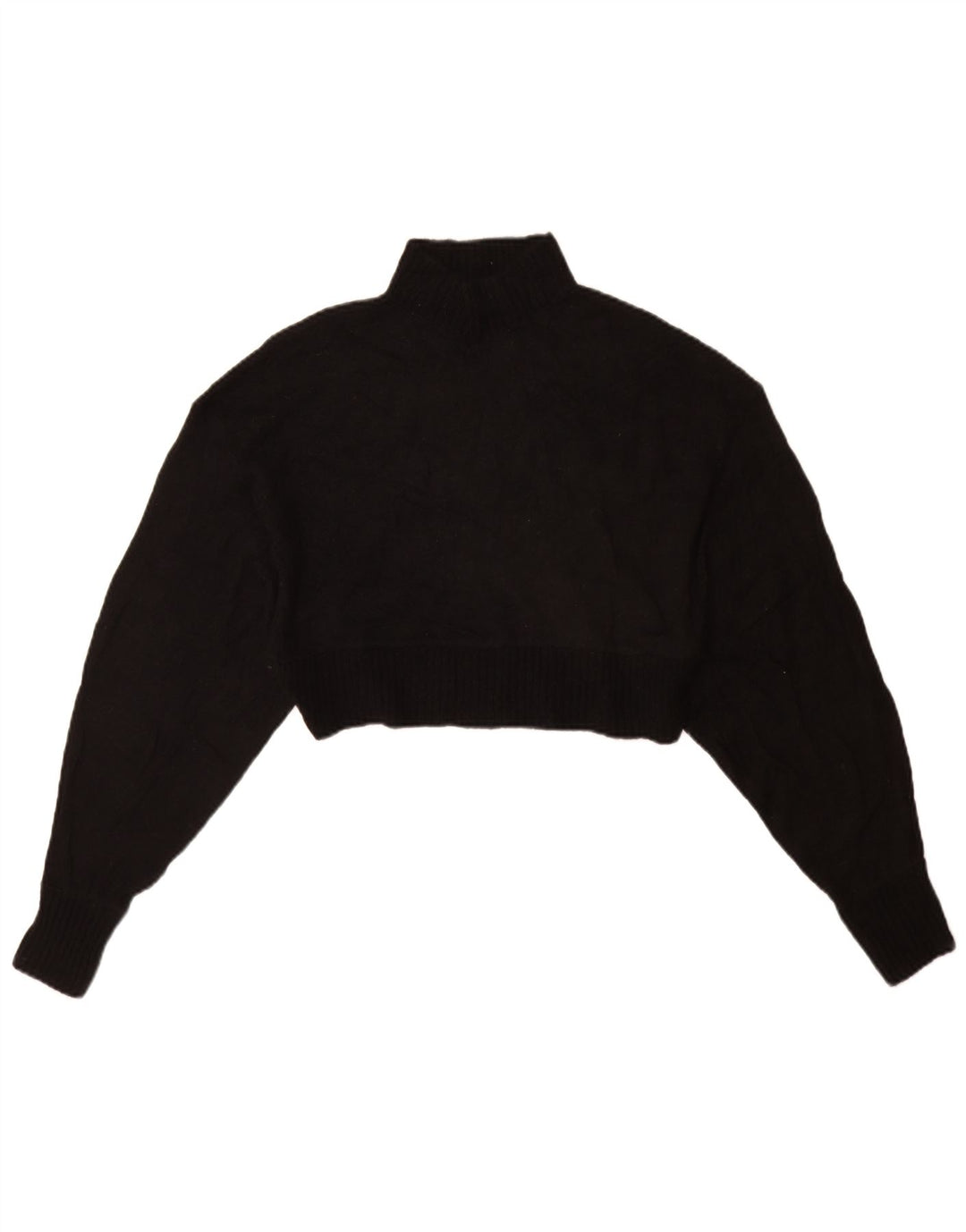 Sweter damski Zara z golfem UK 10, mały, czarny