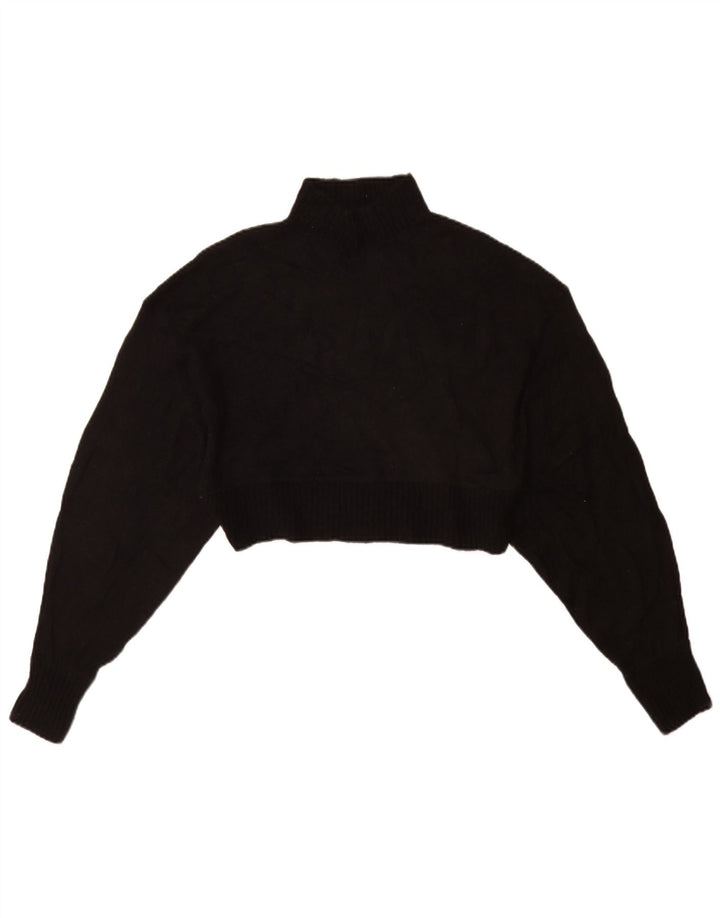 Sweter damski Zara z golfem UK 10, mały, czarny