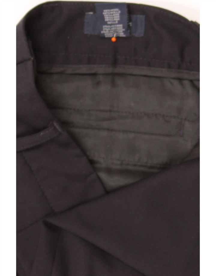 Damskie spodnie garniturowe Gant Bootcut UK 12 Medium W34 L33 Czarna wełna