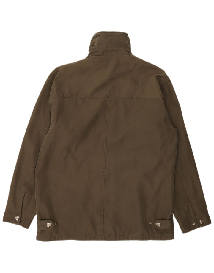 Męska kurtka wiatrówka Vintage IT 50, duża, khaki, poliamid