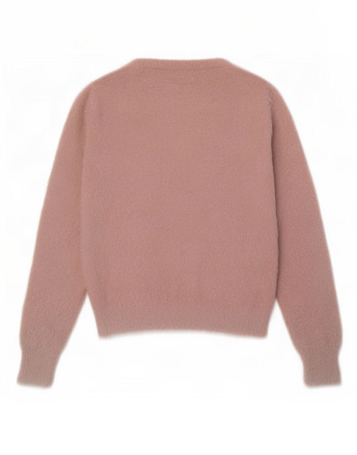 Damski sweter Guess z dekoltem w łódkę, UK 12, średni róż