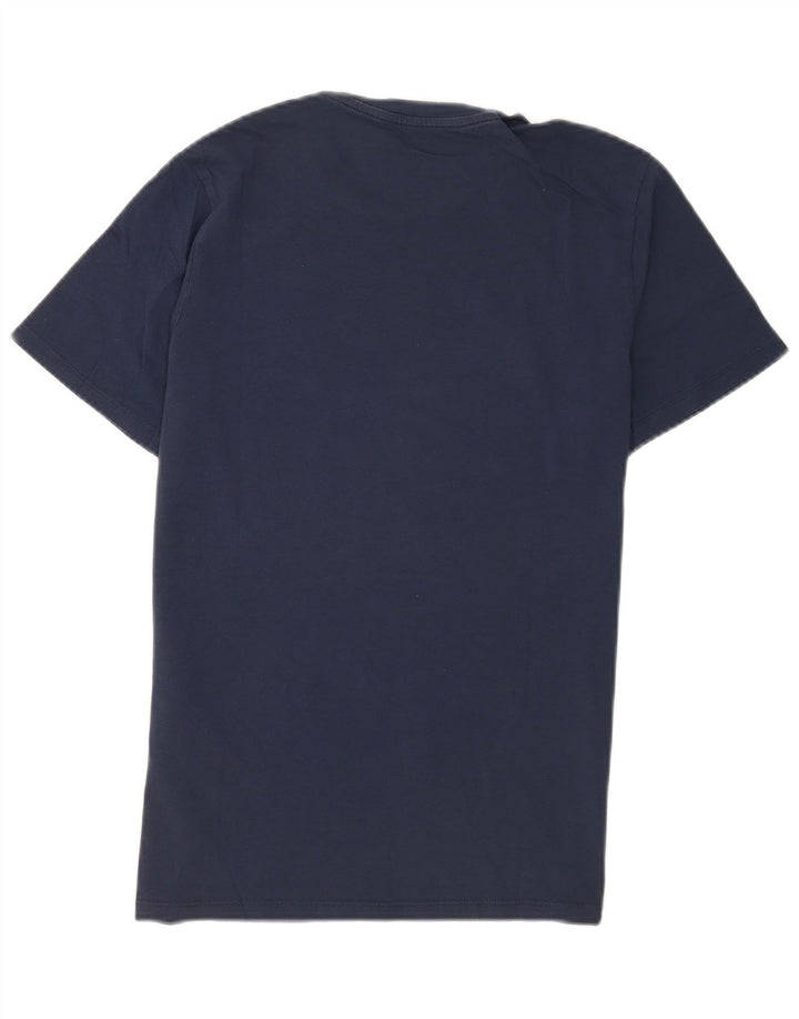 Męski T-shirt z grafiką Levi's, mały, granatowy, bawełniany