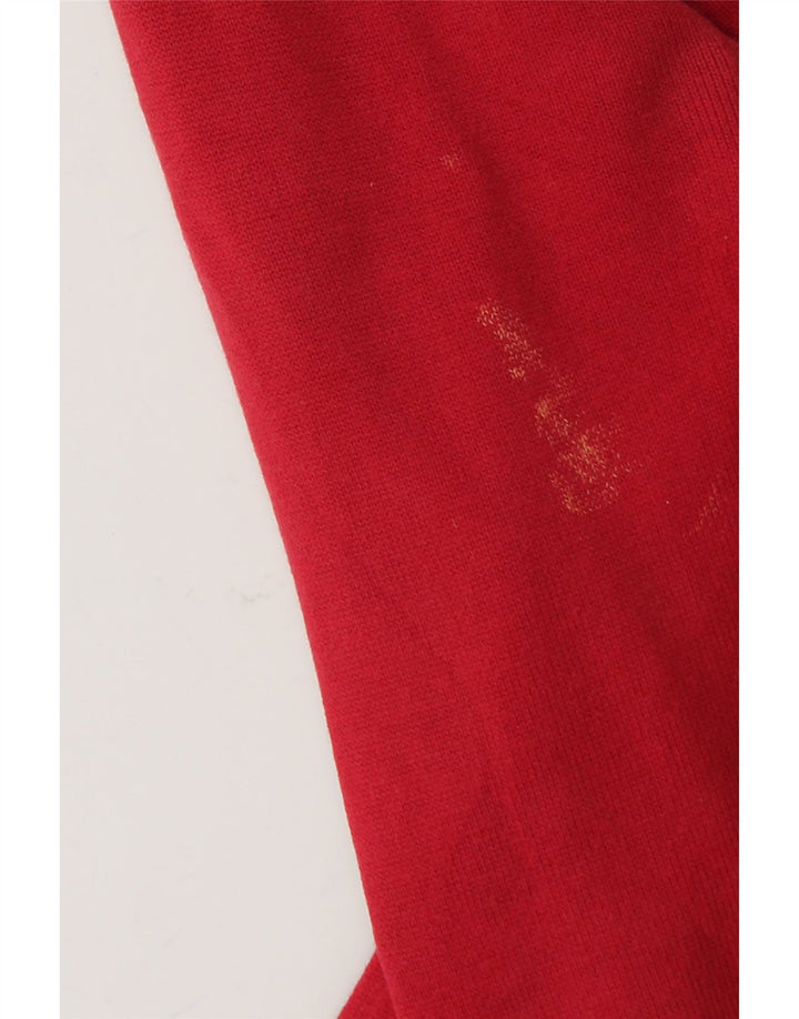 ZARA Womens V-Neck Jumper Sweater UK 14 Large Red Vintage Zara and Second-Hand Zara from Messina Hembry 