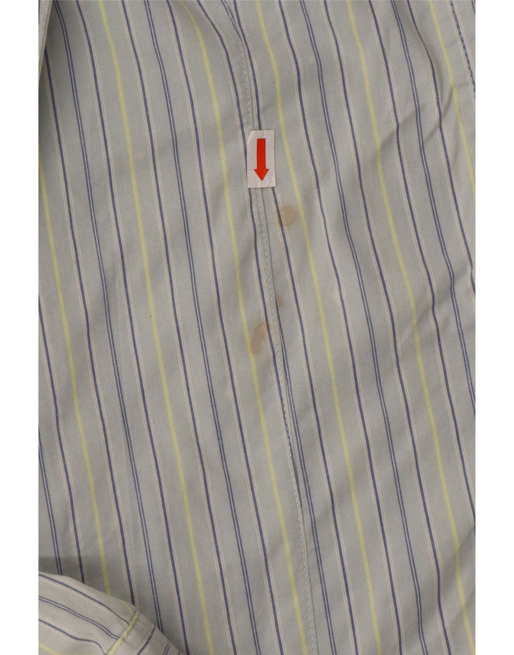 DOCKERS Womens Shirt UK 16 Large Blue Striped
