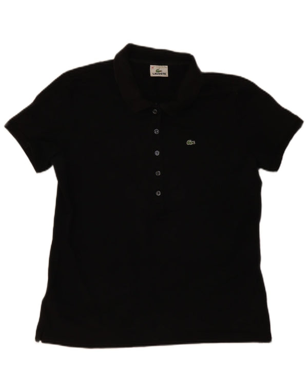Damska koszulka polo Lacoste, rozmiar 48 XL, czarna, bawełniana