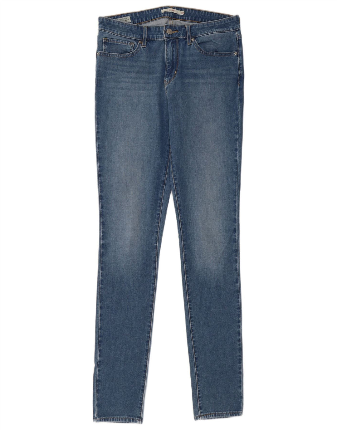 Damskie jeansy Levi's 711 Skinny W30 L34 Niebieskie bawełniane