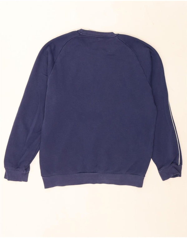 Adidas Męska Bluza Sweter Średni Granatowy Bawełna