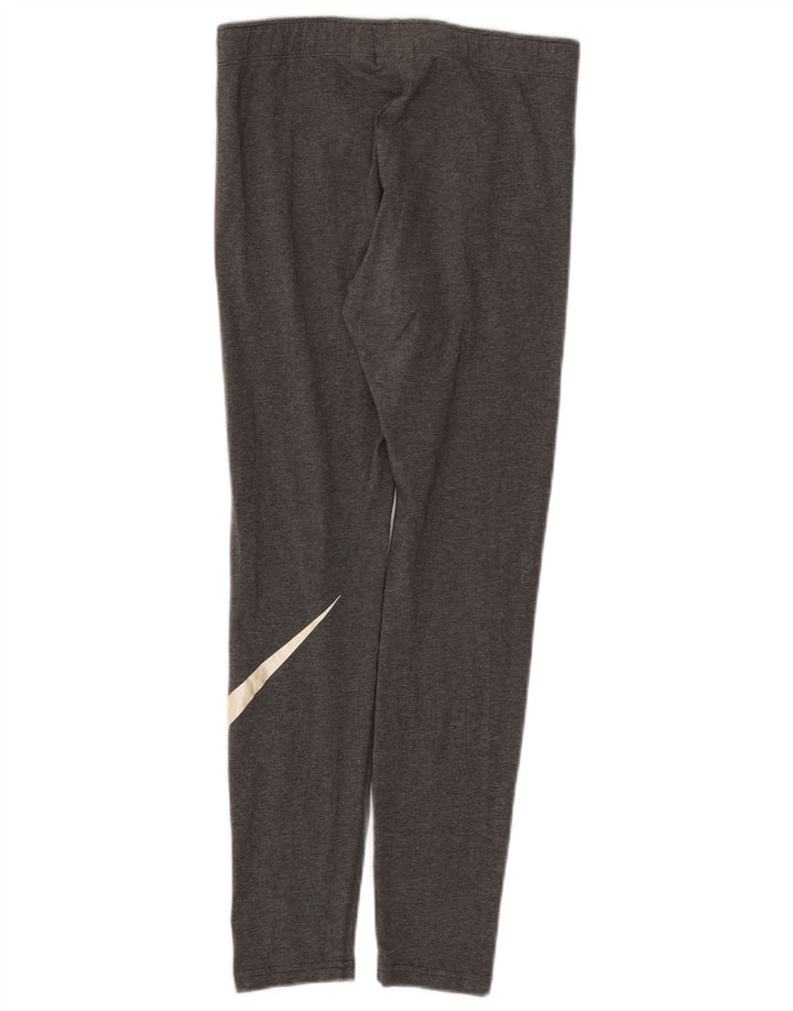 Damskie legginsy Nike Graphic UK 12, średnioszare, bawełniane w cętki
