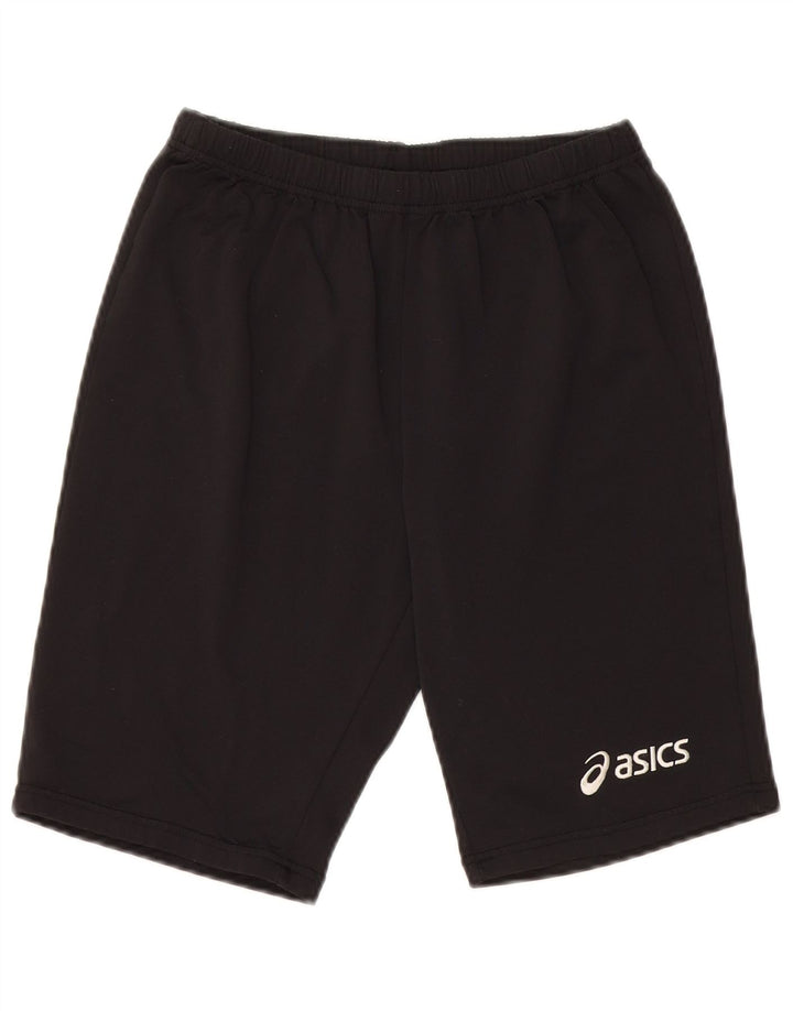 Damskie spodenki sportowe Asics Graphic UK 16, duże, czarne, poliestrowe