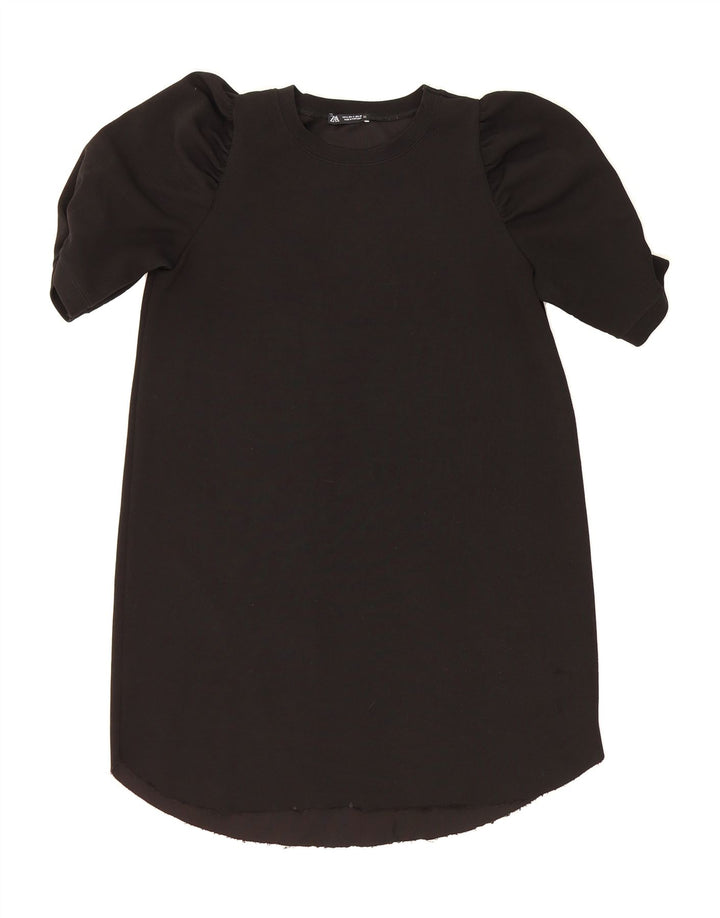 ZARA Womens Oversized T-Shirt Dress UK 10 Small Black Vintage Zara and Second-Hand Zara from Messina Hembry 