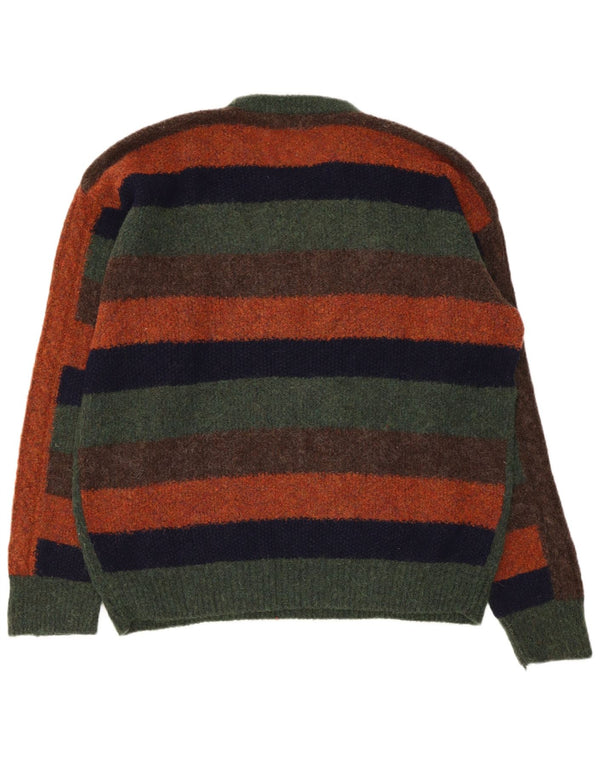 Męski sweter z okrągłym dekoltem Trussardi XL w wielokolorowe paski