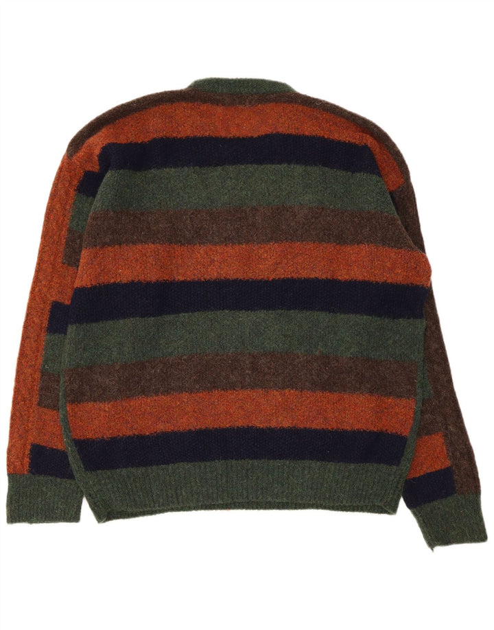 Męski sweter z okrągłym dekoltem Trussardi XL w wielokolorowe paski