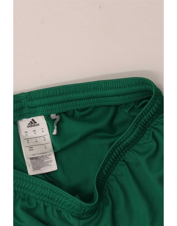 Męskie spodenki sportowe Adidas Climalite, średni zielony poliester