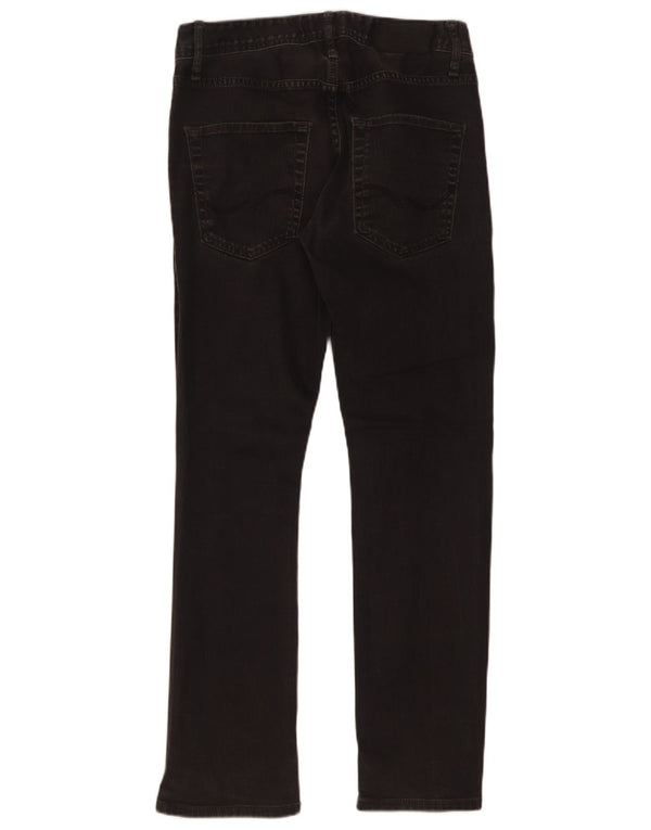 Męskie jeansy Jack & Jones Clark Straight W29 L30 Czarne bawełniane