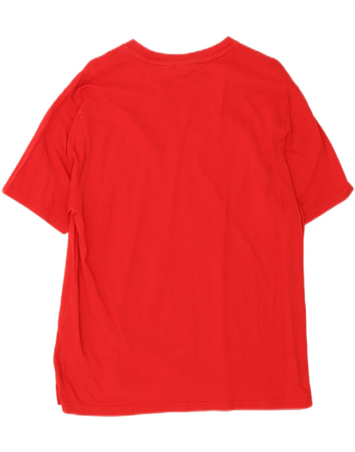 FILA Mens Graphic T-Shirt Top Large Red Cotton Vintage Fila and Second-Hand Fila from Messina Hembry 