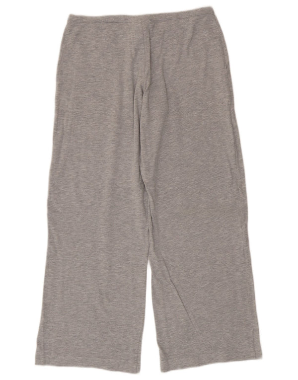 Damskie spodnie dresowe Reebok z szerokimi nogawkami UK 12, średnioszare, bawełniane