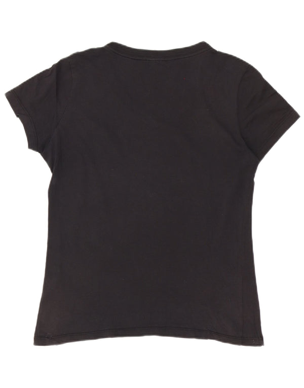 T-shirt damski Nike Top UK 10, mały, czarny, bawełniany
