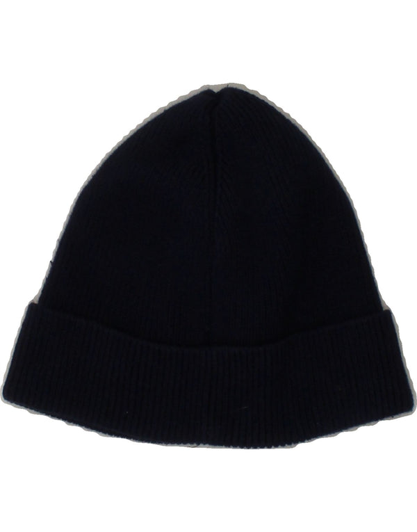TIMBERLAND Boys Beanie Cap 8-9 Years Navy Blue Cotton
