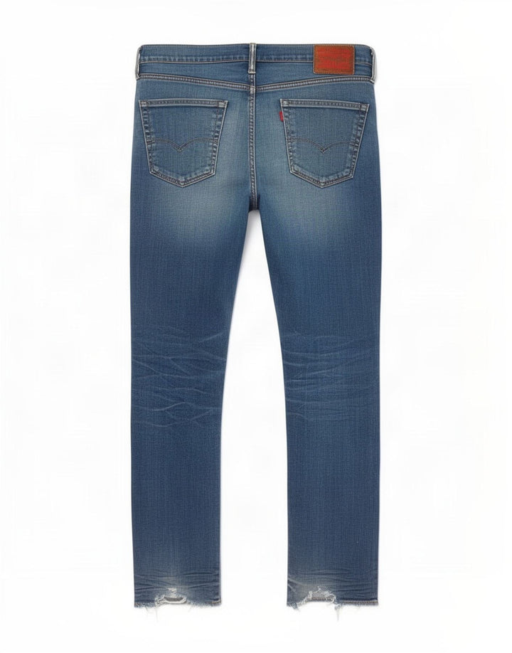 Męskie jeansy Levi's 508 Straight W34 L30 Niebieskie bawełniane