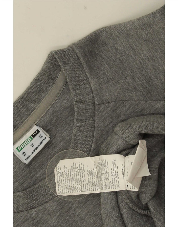 Męska bluza Puma Sweter XS Szara bawełna