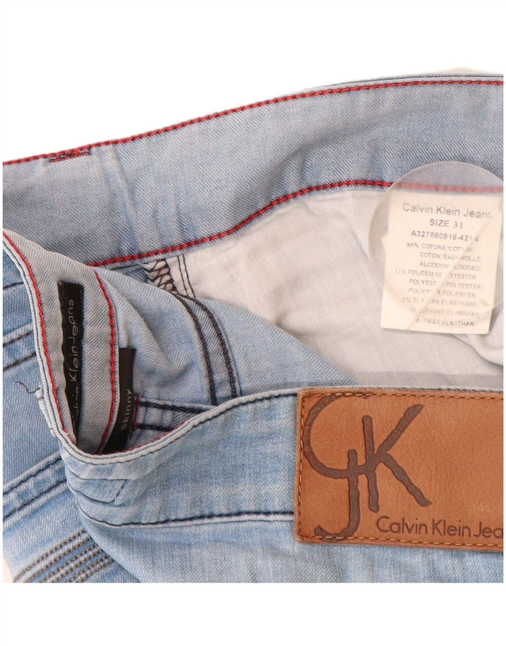 Damskie dżinsy Calvin Klein W34 L32 Niebieskie bawełniane
