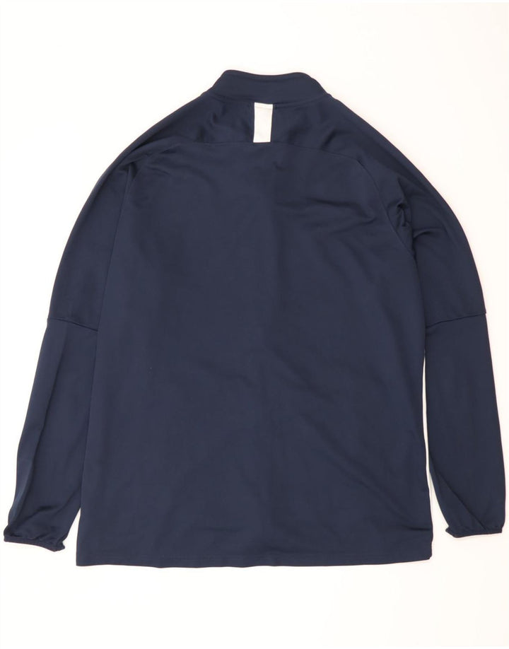 Męska kurtka dresowa Nike Dri Fit 2XL Granatowy poliester z blokami kolorów