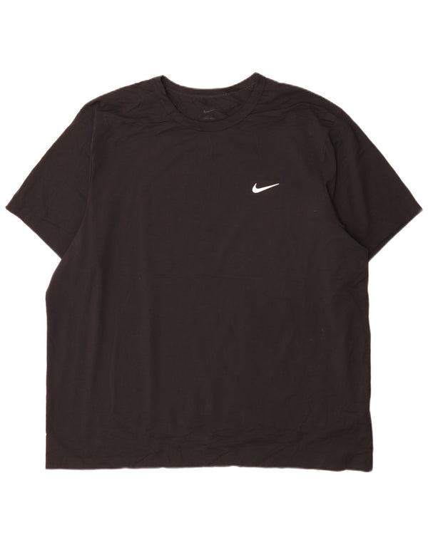 Męski T-shirt Nike Dri Fit Top 2XL Czarny Poliester