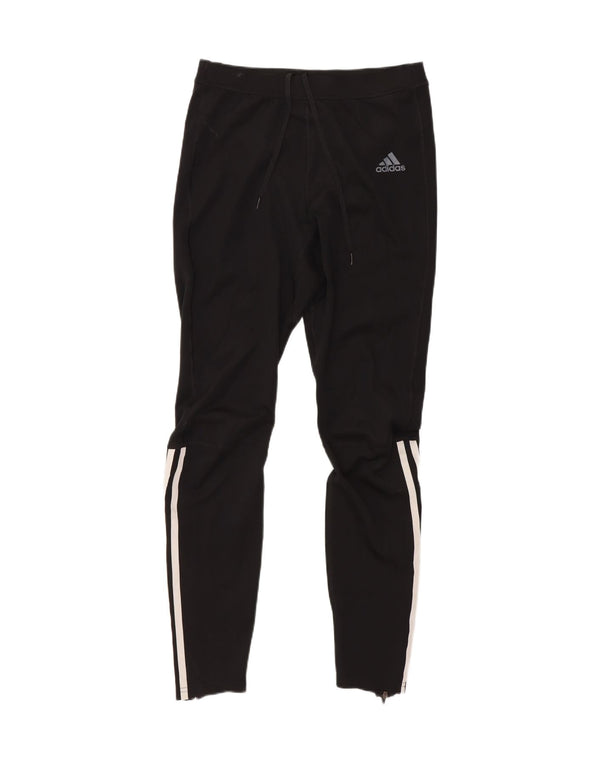 Damskie spodnie dresowe Adidas Climalite UK 12, średni czarny poliester