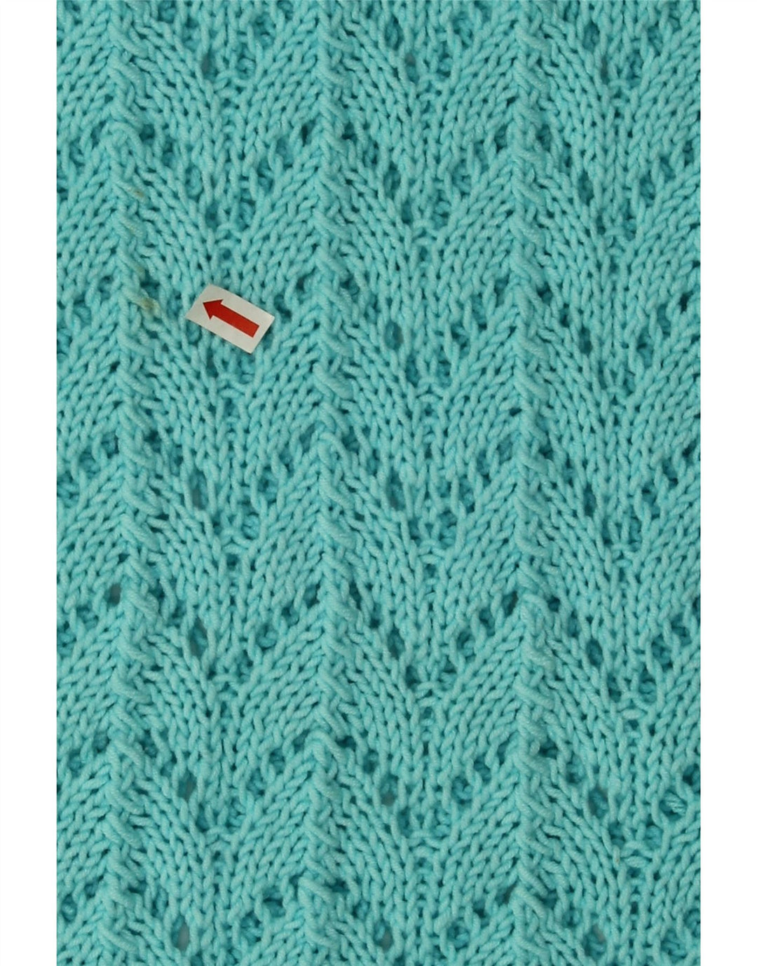 VINTAGE Womens Boat Neck Jumper Sweater UK 12 Medium Turquoise Vintage Vintage and Second-Hand Vintage from Messina Hembry 
