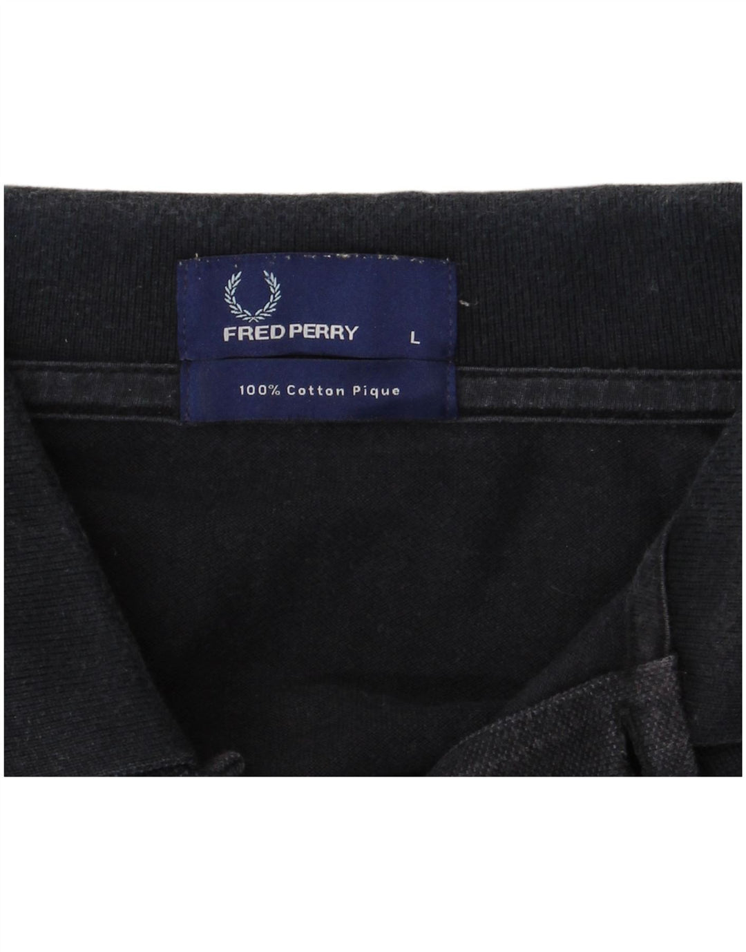 Męska koszulka polo FRED PERRY, duża, granatowa, bawełniana