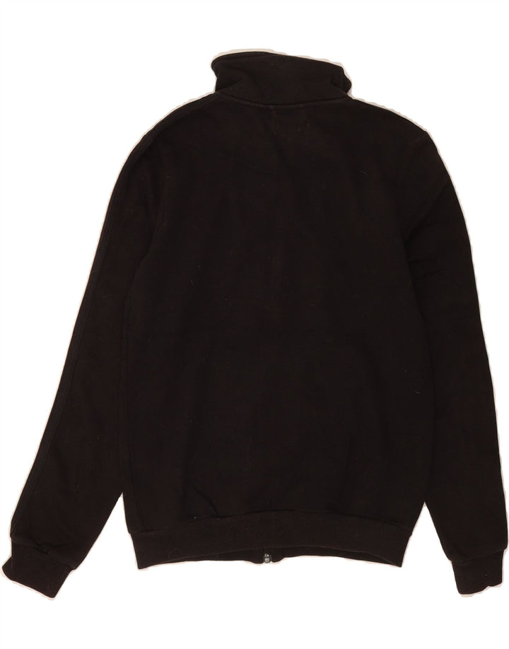 ADIDAS Womens Tracksuit Top Jacket UK 10 Small Black Cotton Vintage Adidas and Second-Hand Adidas from Messina Hembry 