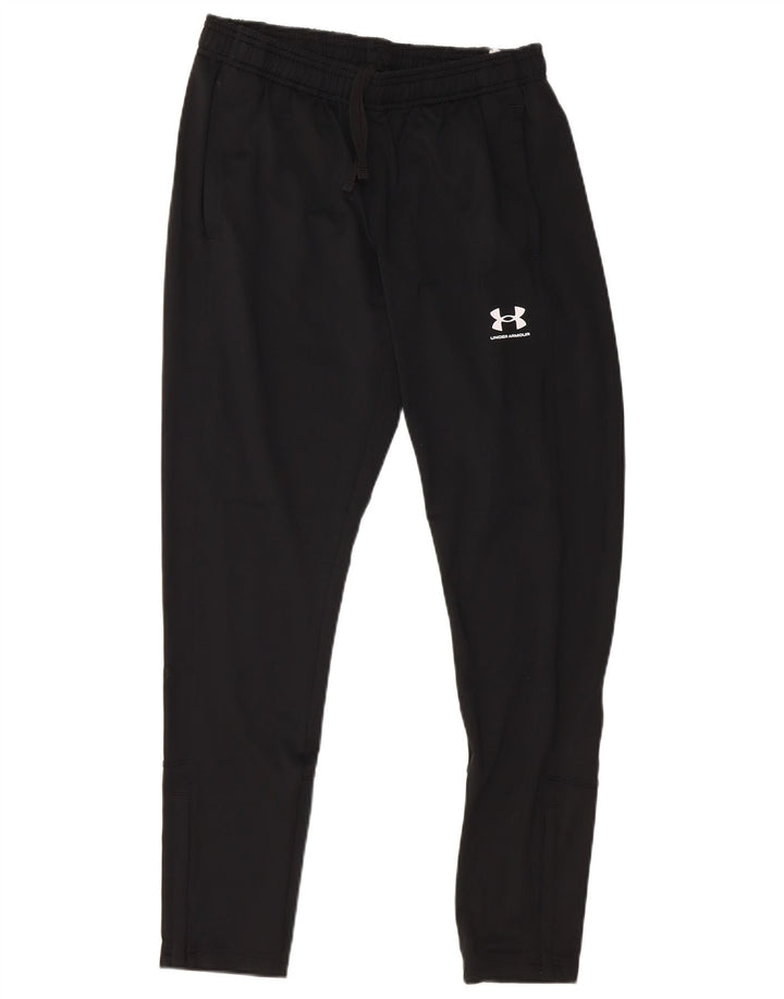 Damskie spodnie dresowe UNDER ARMOUR UK 10, małe, czarne, poliestrowe