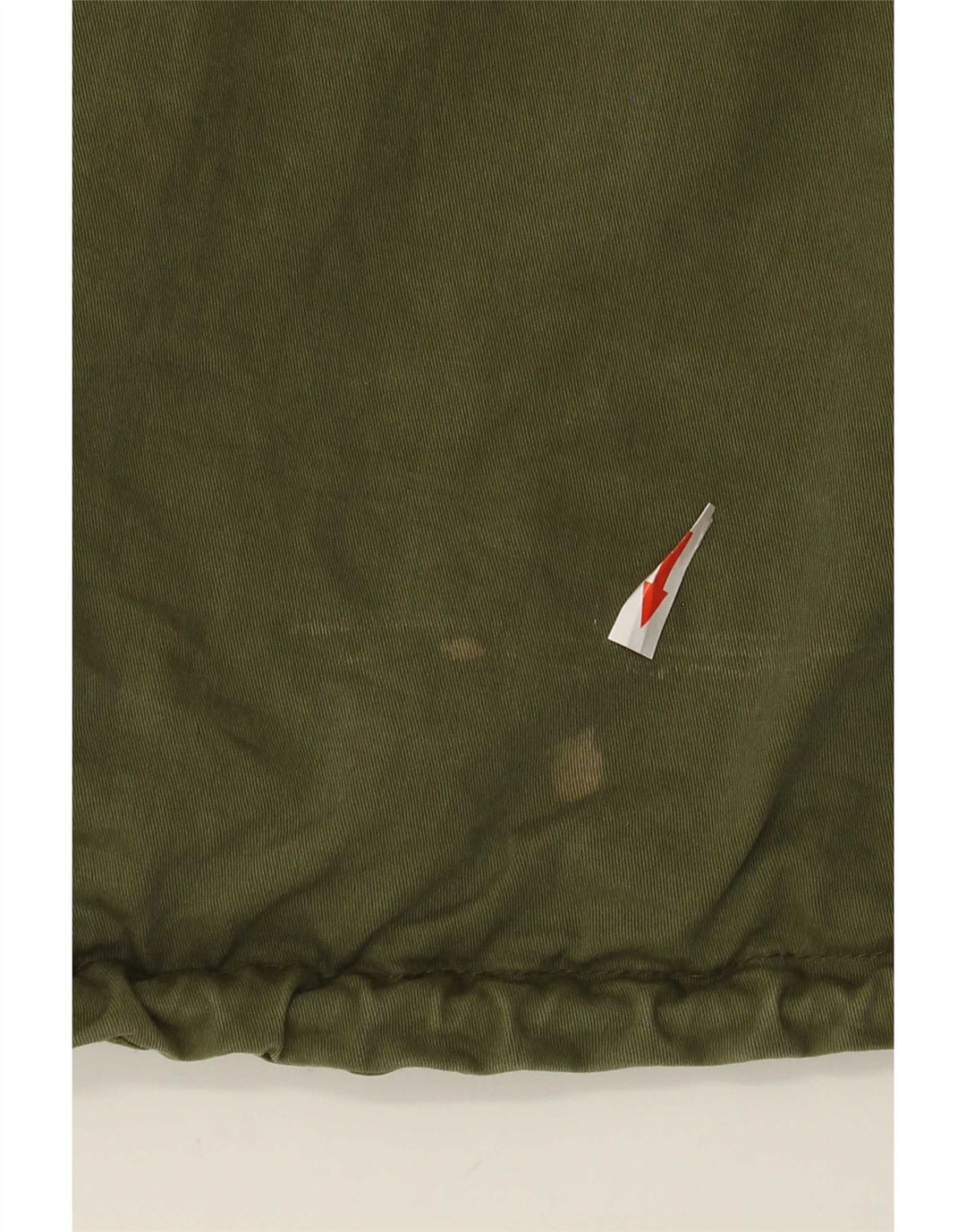 Damska kurtka bomberka Zara Graphic Oversize UK 14, średnia bawełna khaki