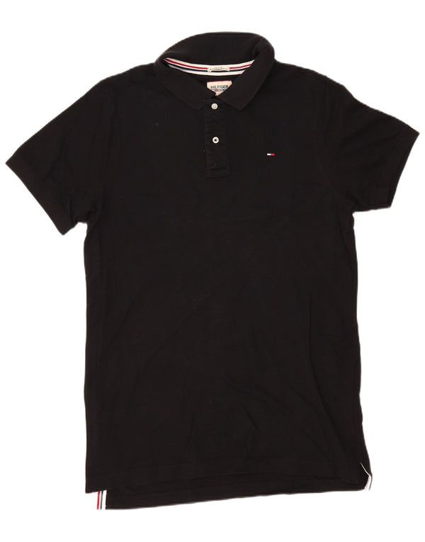 Męska koszulka polo TOMMY HILFIGER XL, czarna, bawełniana