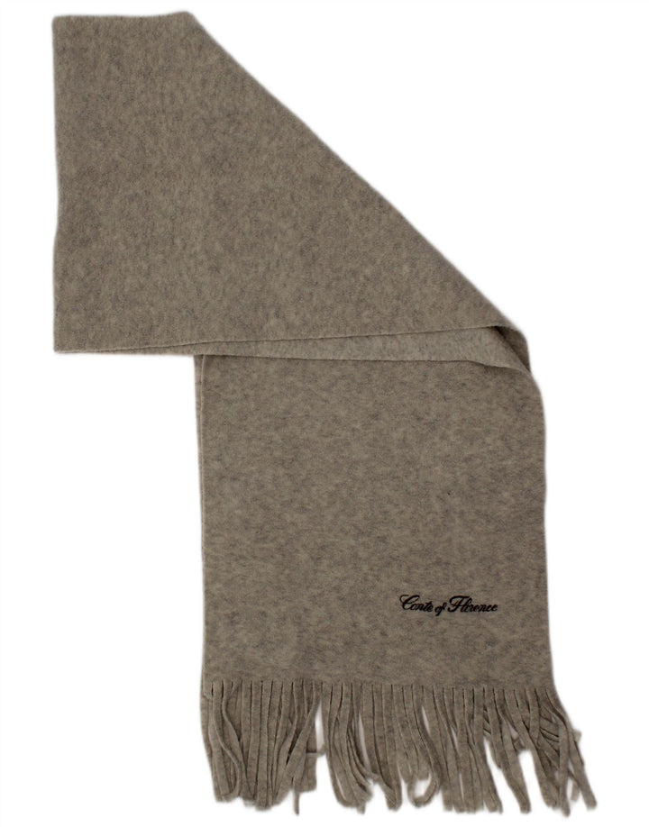 Conte of Florence Męski prostokątny szalik z polaru, jeden rozmiar, szary poliester