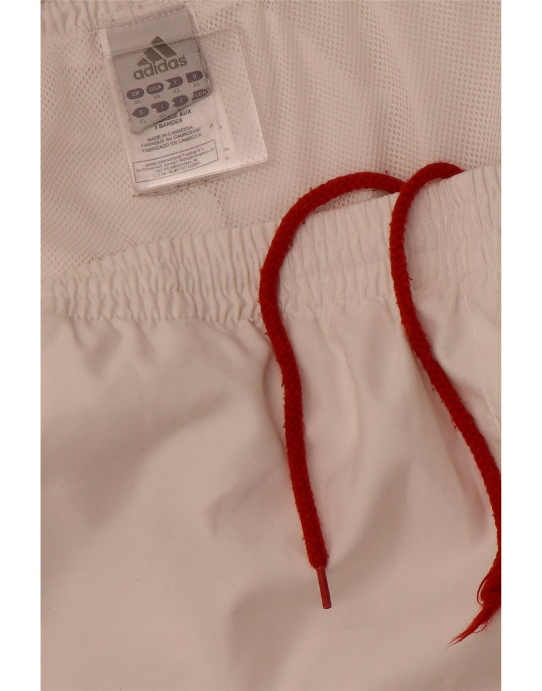 Męskie spodenki sportowe Adidas XL, biały poliester