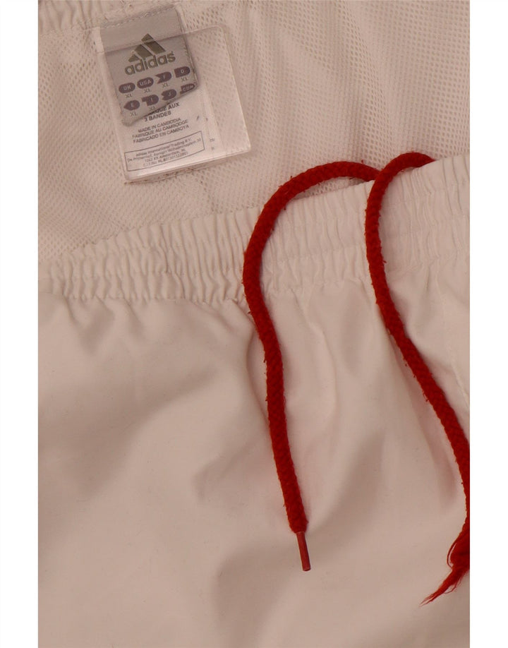 Męskie spodenki sportowe Adidas XL, biały poliester