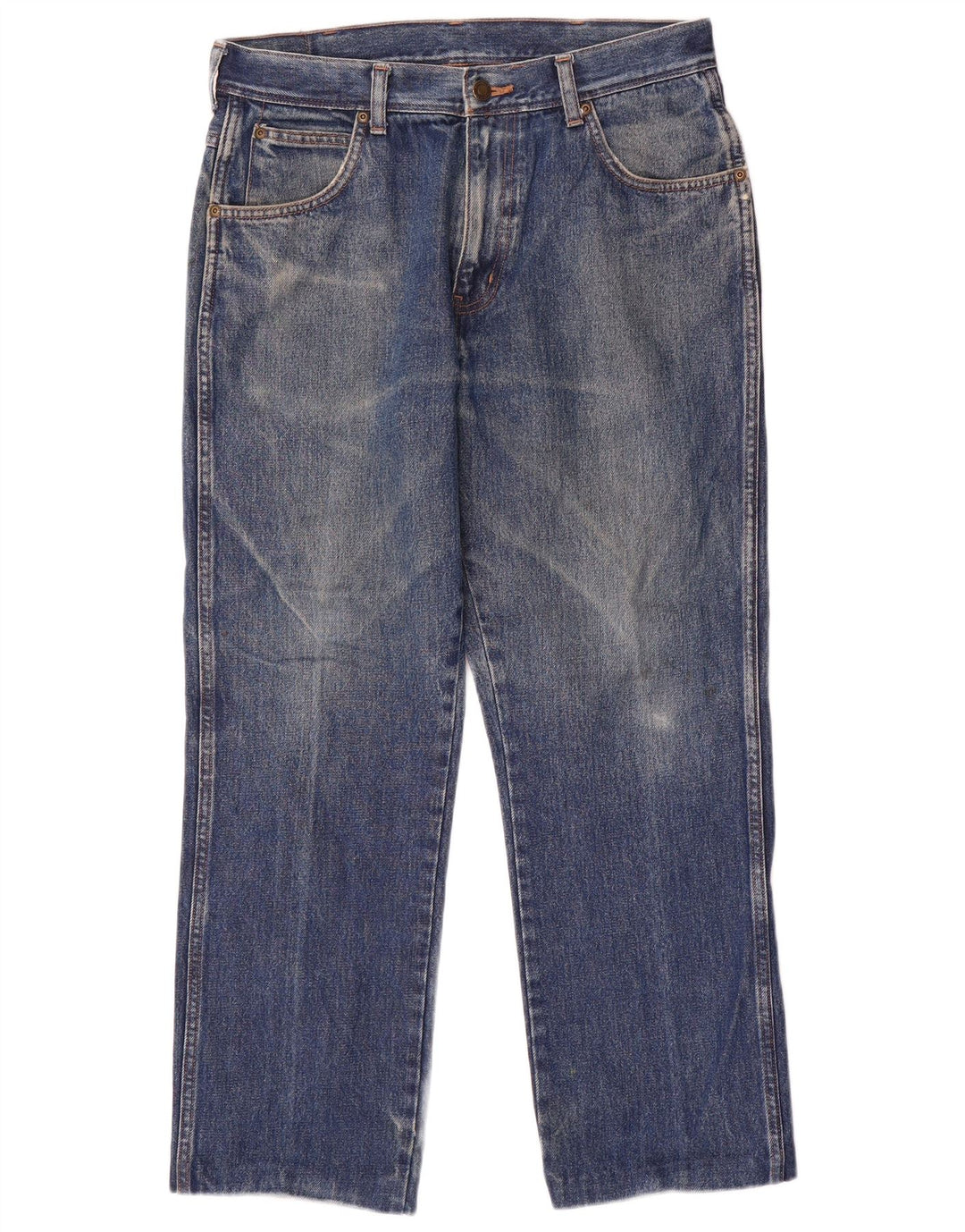 Męskie jeansy Wrangler o regularnym kroju W32 L27, niebieska bawełna