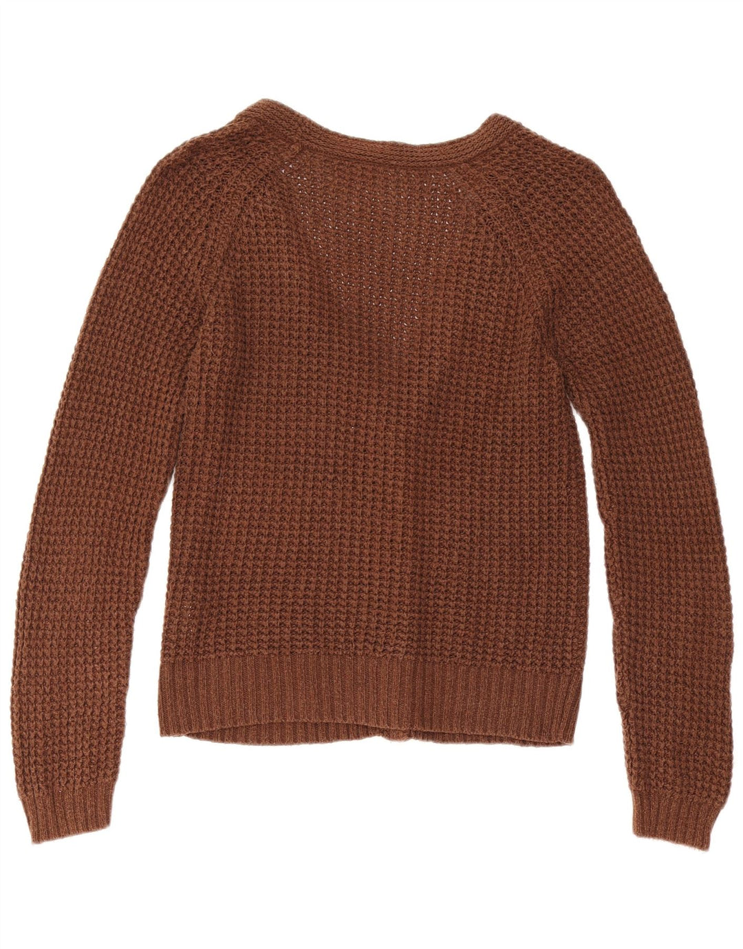 Sweter damski Zara Cardigan UK 12 Średni brązowy bawełniany