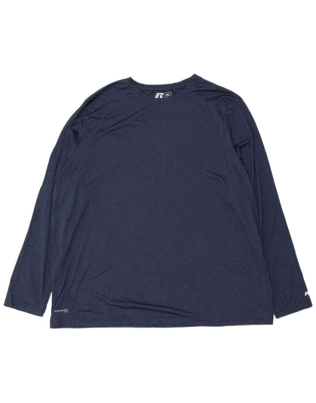 Top męski Russell Athletic z długim rękawem, 3XL, granatowy, poliester