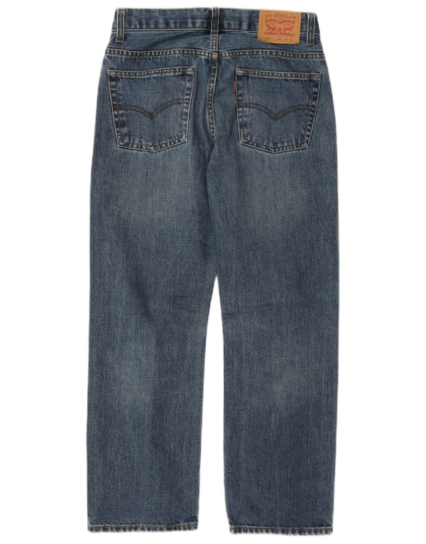 Levi's Chłopięce 505 Proste Dżinsy 15-16 Lat W28 L28 Niebieskie Bawełniane