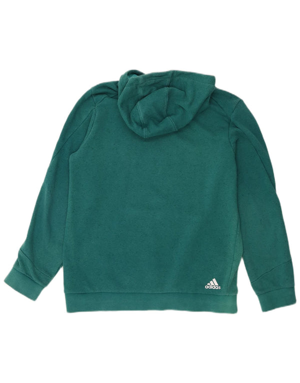 Chłopięca bluza z kapturem Adidas z grafiką 13-14 lat, bawełniana w zielone plamki