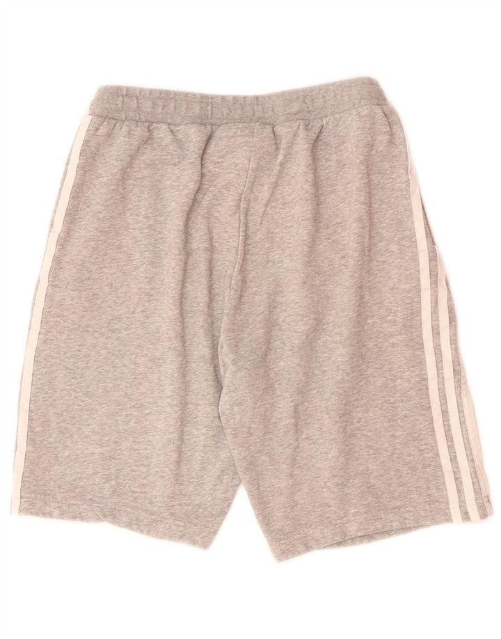 Chłopięce spodenki sportowe Adidas 15-16 lat, szara bawełna