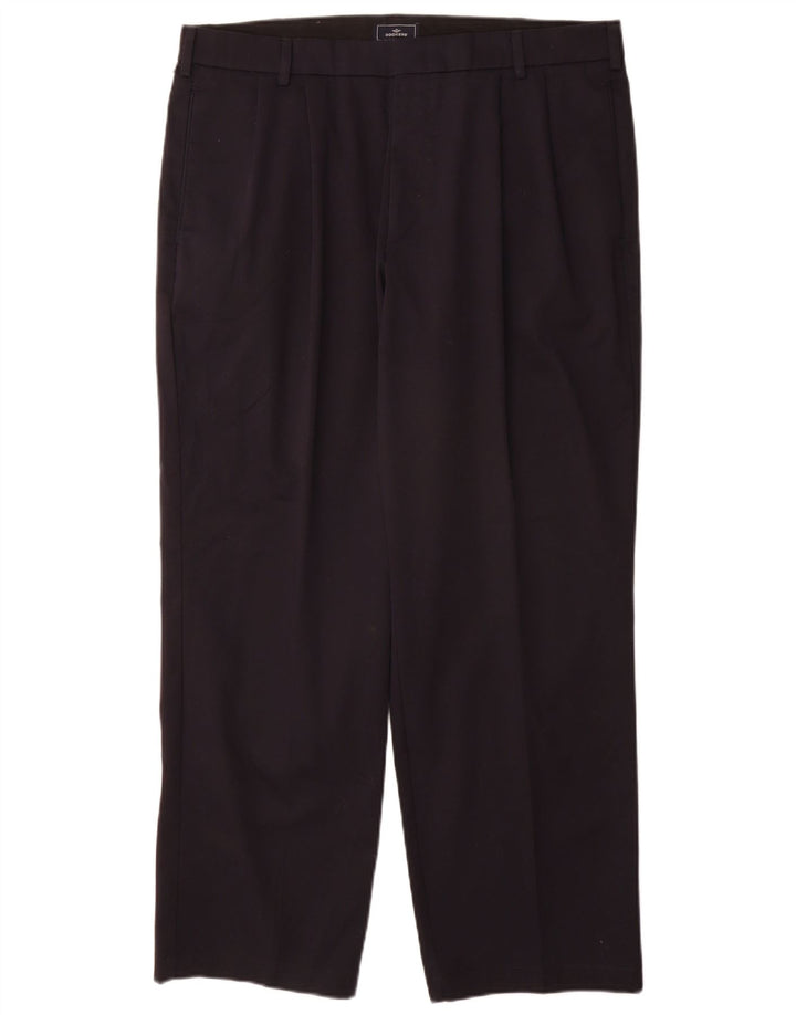 Męskie spodnie chino o swobodnym kroju DOCKERS W36 L30 Granatowa bawełna