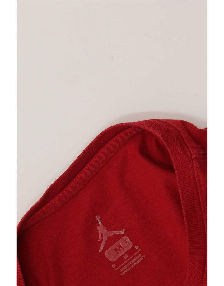 Męski T-shirt Jordan Air Graphic Top, średni czerwony