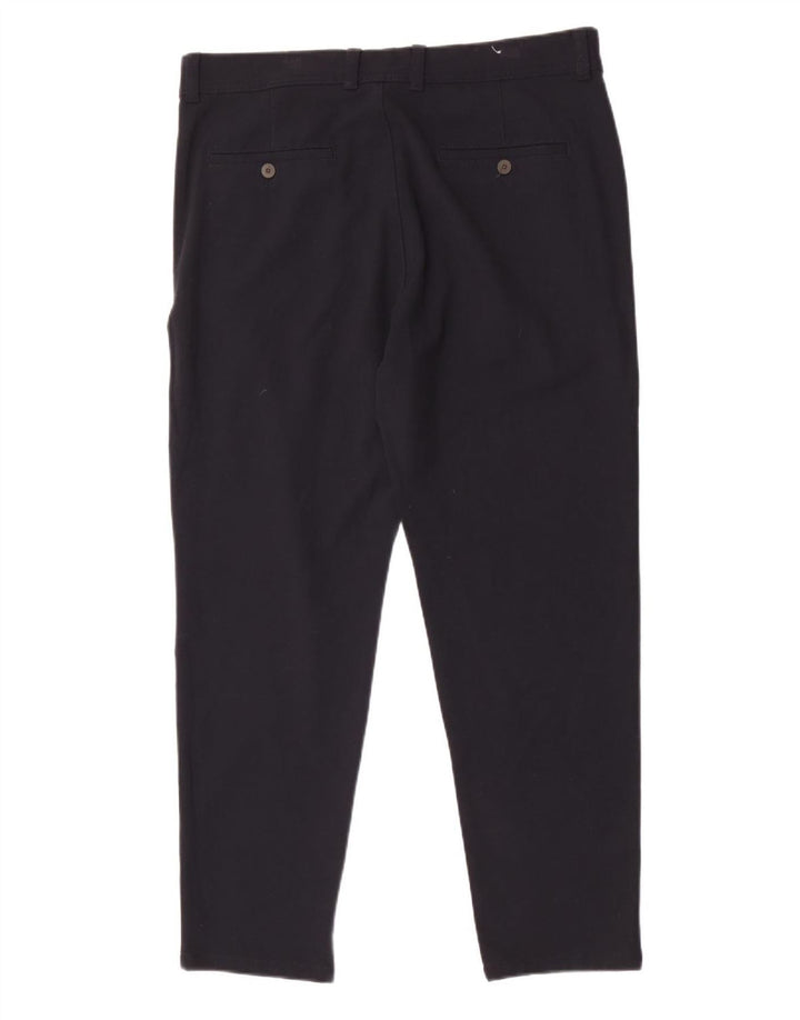 Męskie spodnie chino Zara EU 44 Large W34 L28 Granatowy poliester