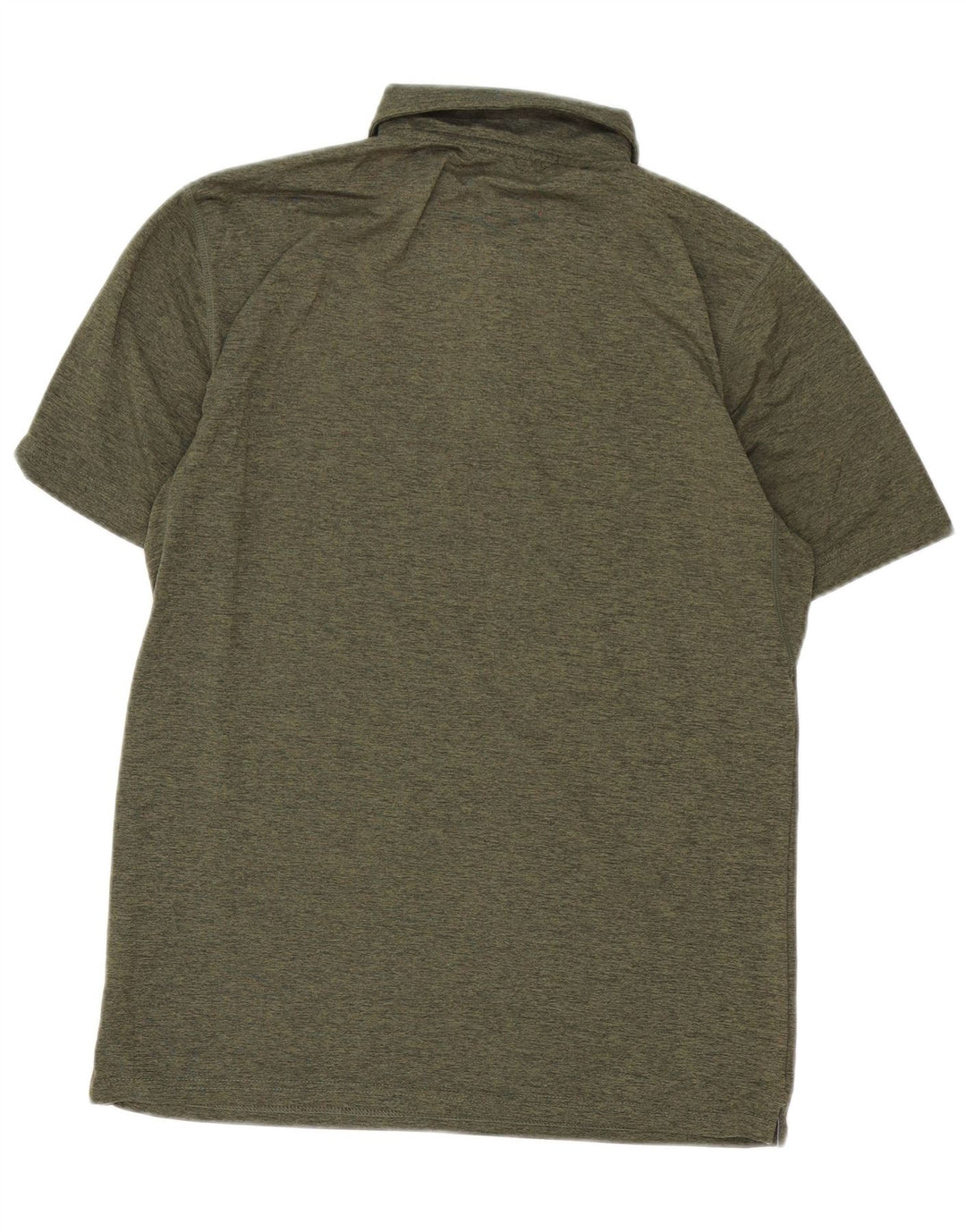 Męska koszulka polo Calvin Klein, średni, khaki, nakrapiany poliester